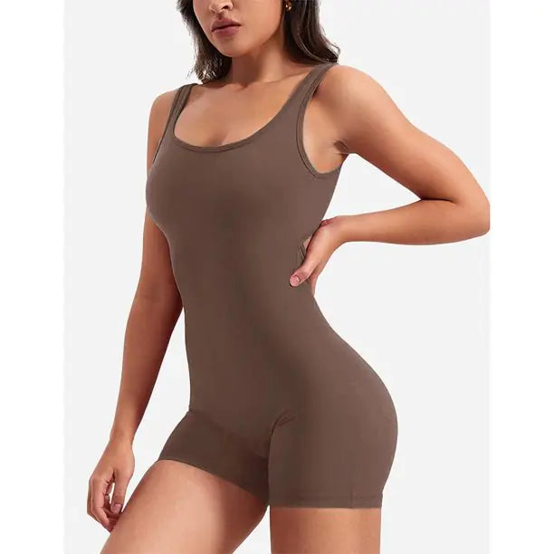 Brillara™️ One Piece Jumpsuits for Women Tummy Control V Back Scrunch