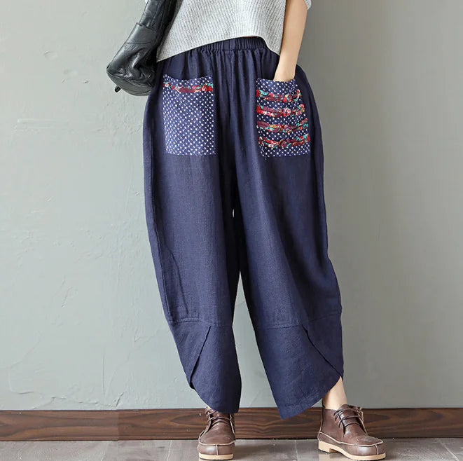 Wide Leg Harem Pants