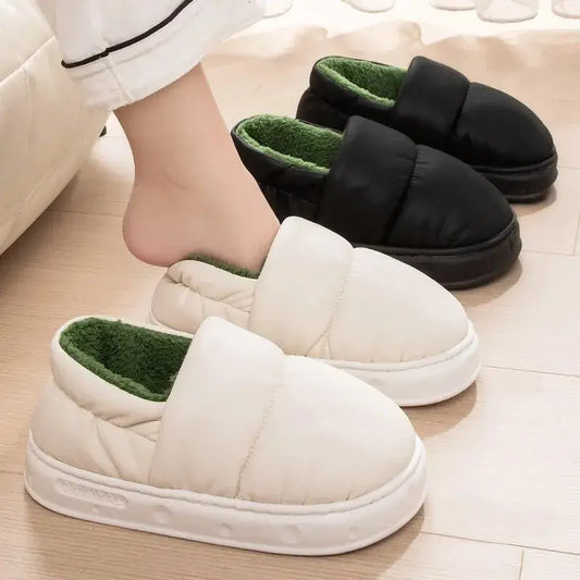 Winter Waterproof Anti-Slip Cotton Slippers