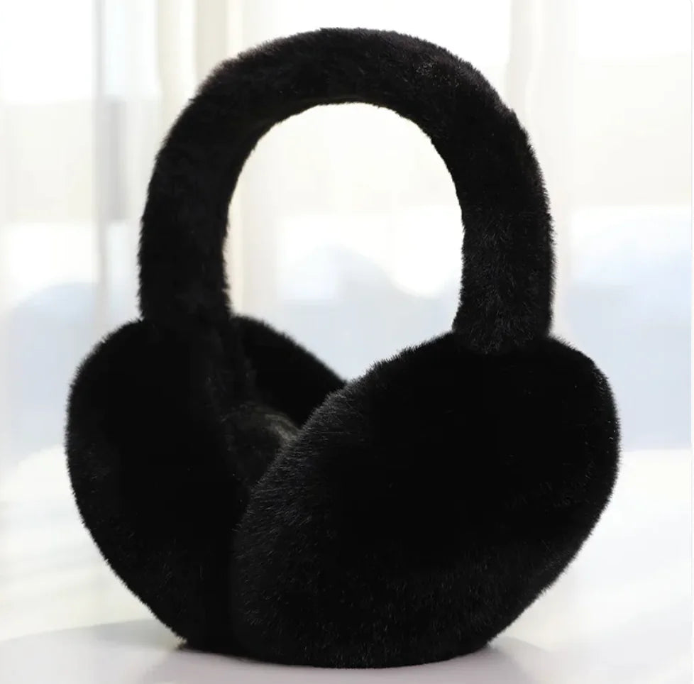 Winter Warm Rabbit Fur Earmuffs